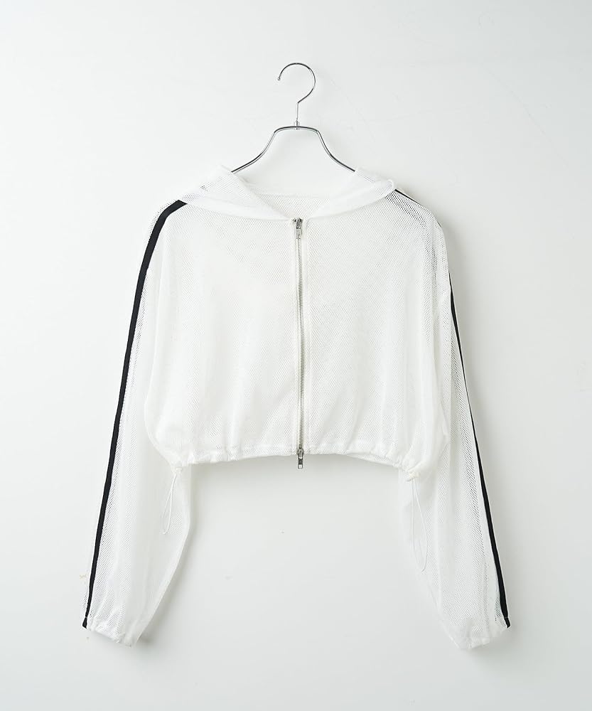 G/FORE パーカー Tシャツ メッシュ切替 フーディー 白×ブラウン✨美品⛳ T-on golf